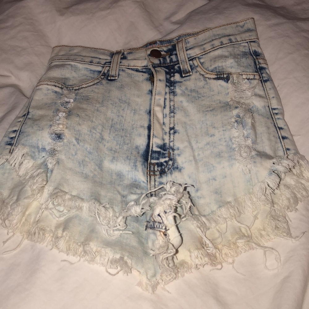 High waisted shorts